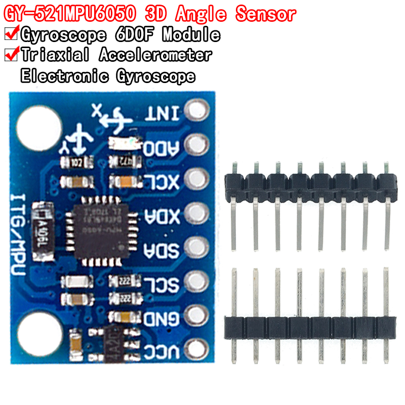 Accelerometer Mpu6050 - 1 комплект IIC I2C GY-521 MPU-6050