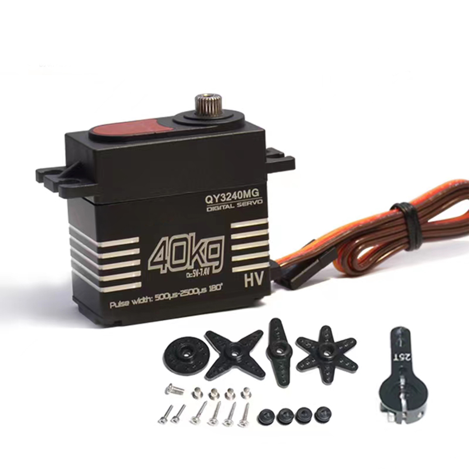 Robot Car Kit - Цифровой сервопривод 40 кг, водонепроницаемый, с