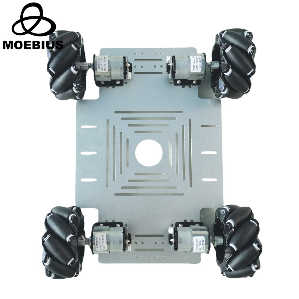 Robot Car Kit - Комплект робота-машинки MOEBIUS с колесами Mecanum,