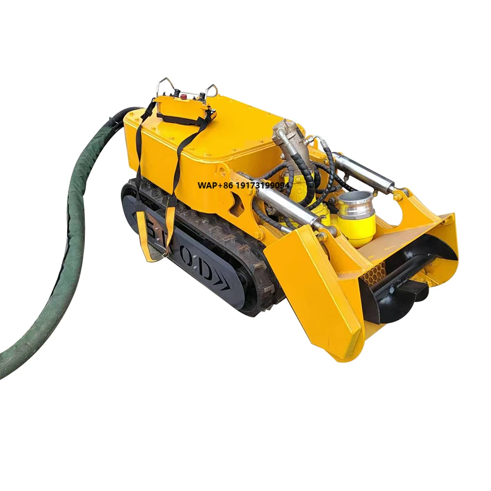 Robot Track - Промышленный коммерческий робот-земснаряд на резиновых гусеницах