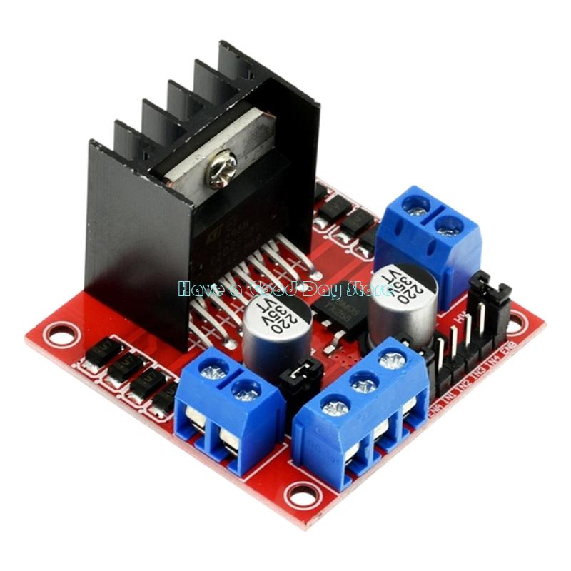 Motor Driver L298N - 462D Модуль управления двойным двигателем L298N,