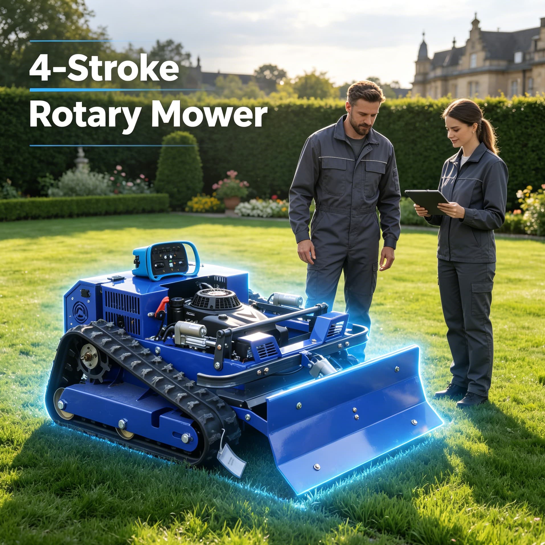 Robot Chassis - Интеллектуальная газонокосилка с дистанционным управлением, самодвижущаяся