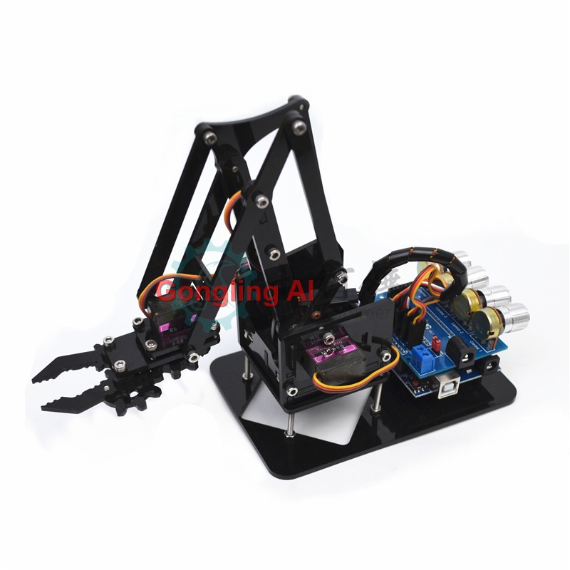 Sg90 Servo - Набор для сборки робота-манипулятора STEM 4