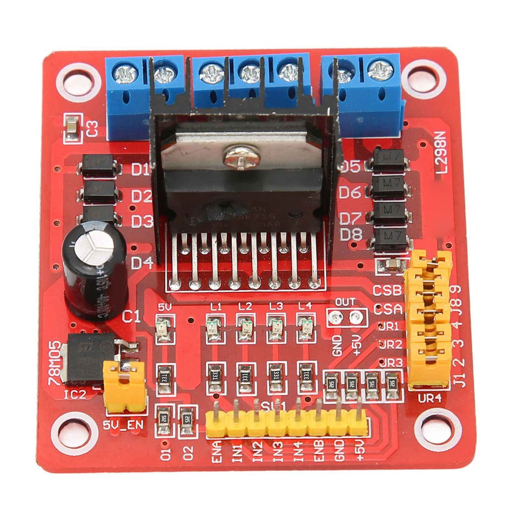 Motor Driver L298N - Модуль драйвера шагового двигателя L298N 5В-35В
