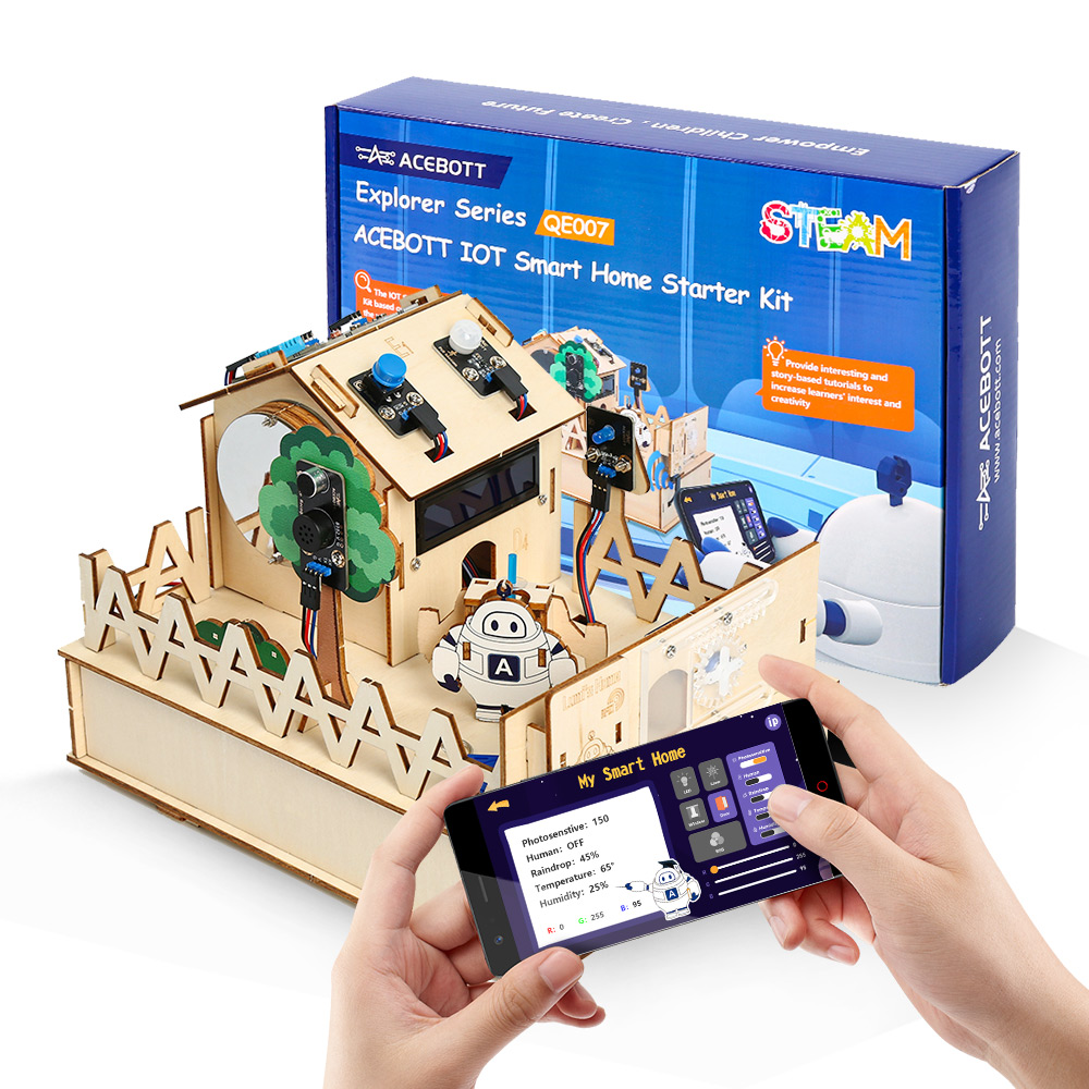 Microbit Robot - Комплект умного дома ACEBOTT «сделай сам»