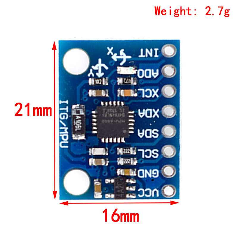 1 комплект IIC I2C GY-521 MPU- – обзор и цена Accelerometer Mpu6050