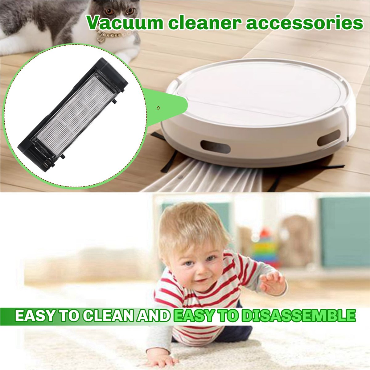 Бак для воды и контейнер для п – обзор и цена Robot Vacuum