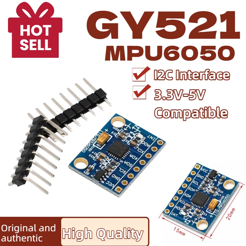 1/5/10 шт. GY521 GY-521 MPU605 – обзор и цена Accelerometer Mpu6050