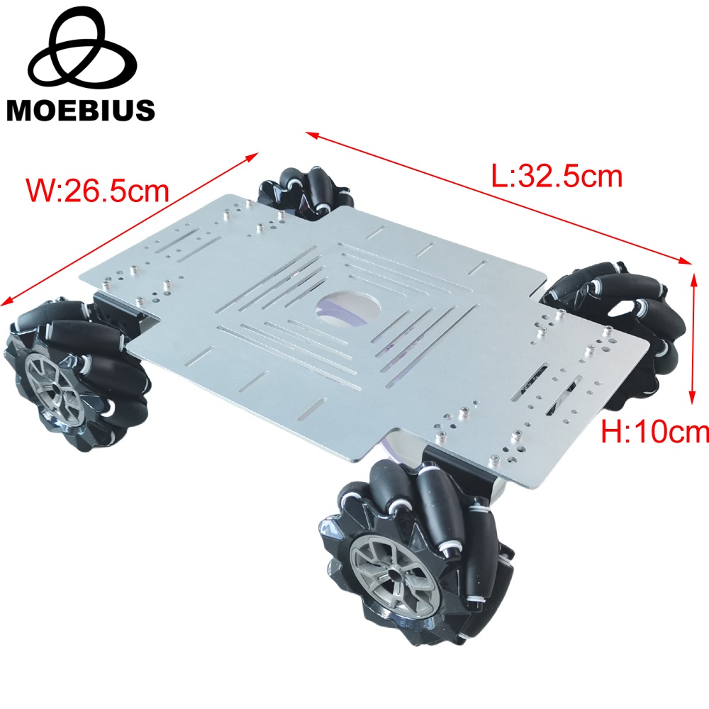 Комплект робота-машинки MOEBIU – обзор и цена Robot Car Kit