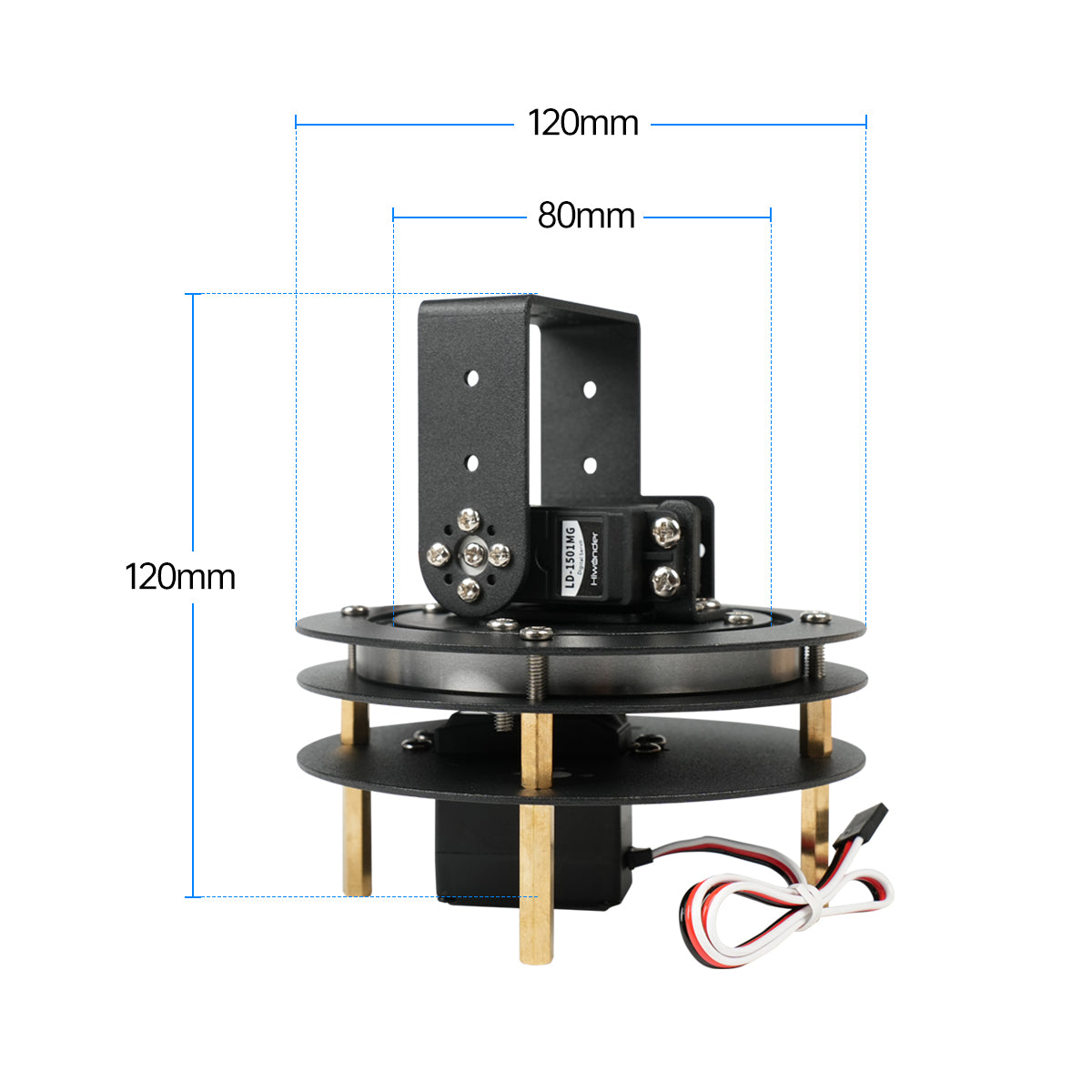 Hiwonder в разобранном виде 2- – обзор и цена Servo Pan Tilt
