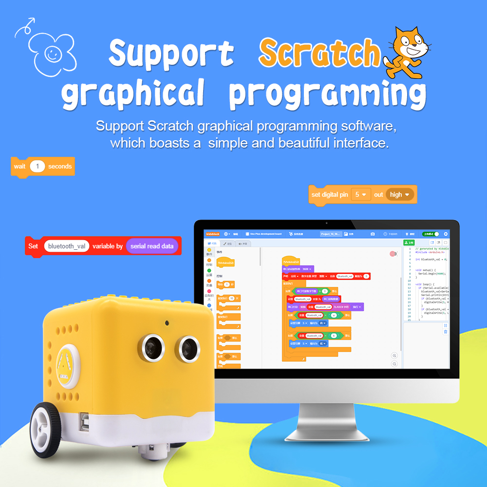 Программируемый комплект робот – обзор и цена Microbit Robot