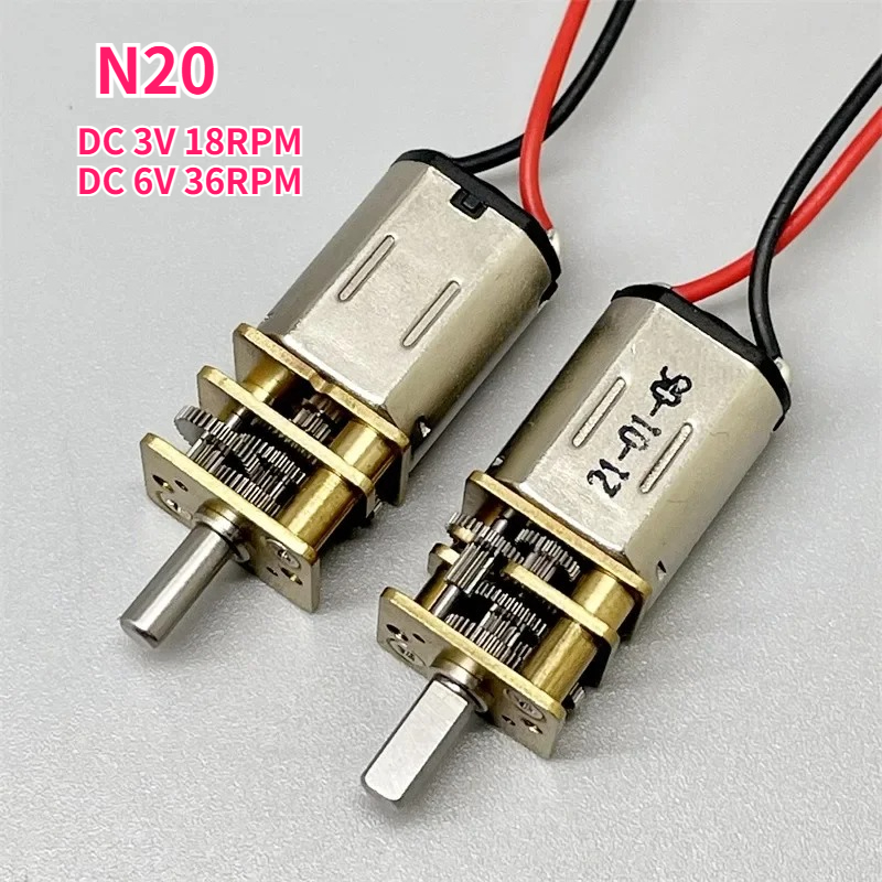 N20 DC 3 В 18 об/мин 6 В 36 об – обзор и цена Dc Motor