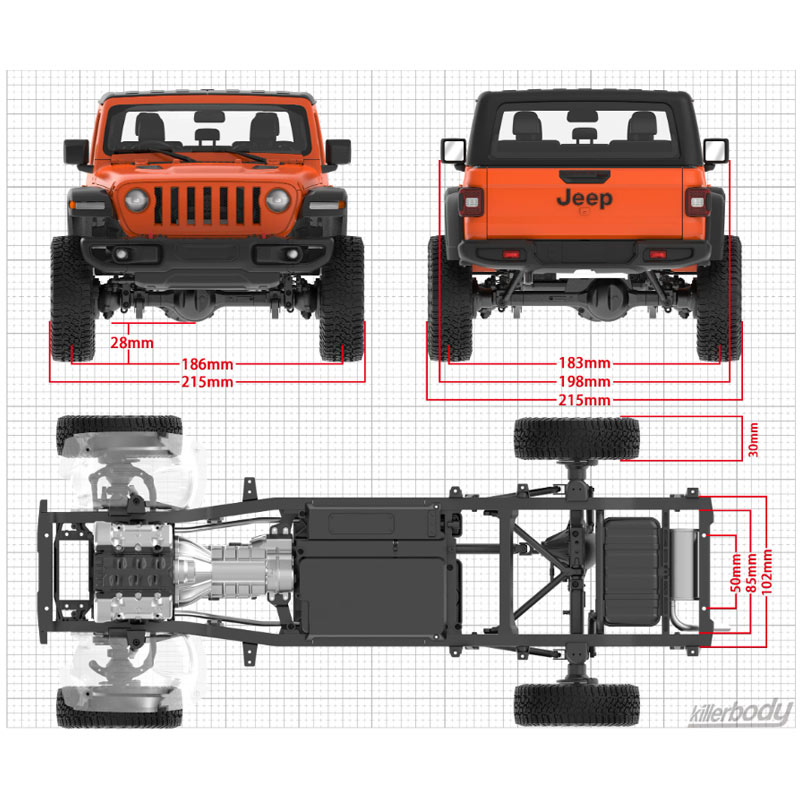 1/10 Killerbody 48765 Комплект – обзор и цена Robot Car Kit