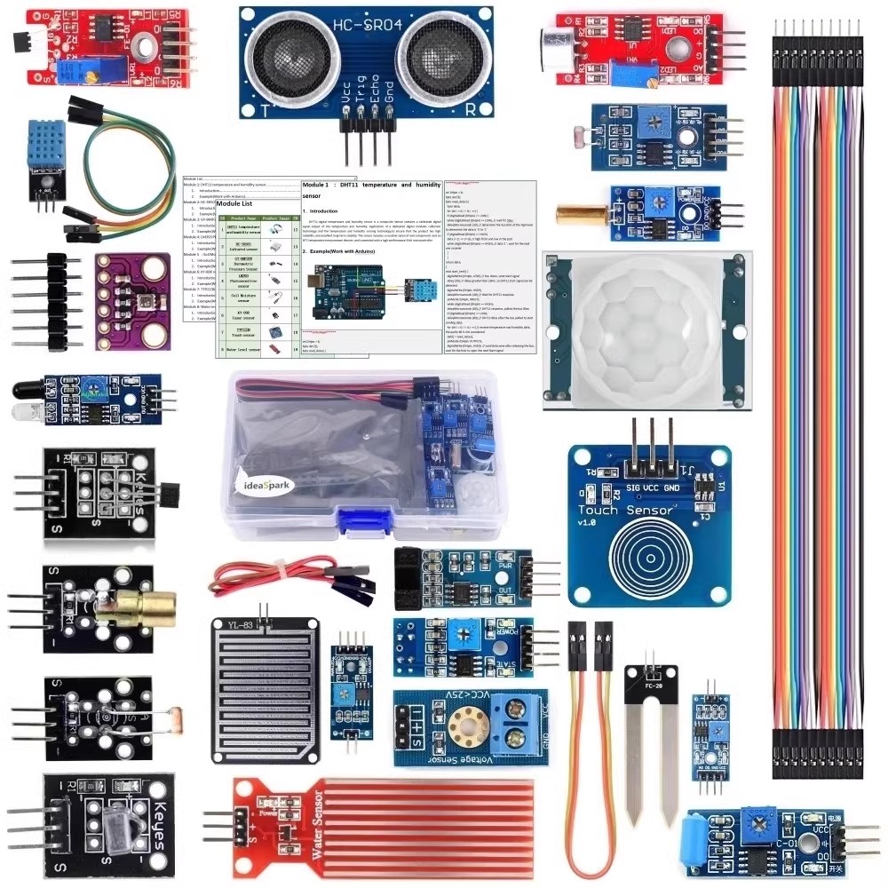Комплект датчиков 22 в 1, Комп – обзор и цена Microbit Robot