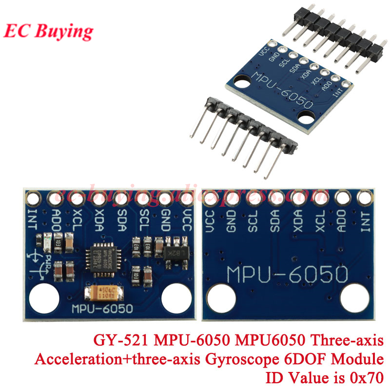 1-10 шт. GY-521 MPU-6050 MPU60 – обзор и цена Accelerometer Mpu6050