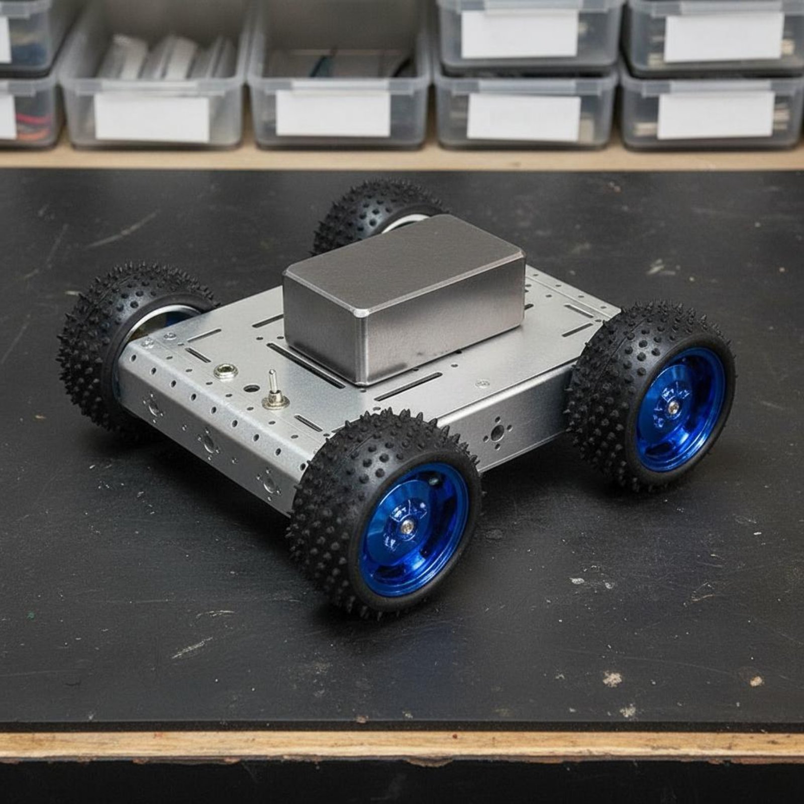 Умное шасси для автомобиля 4WD – обзор и цена Robot Car Kit