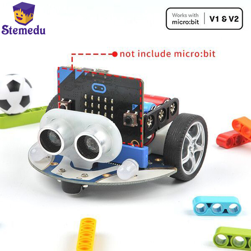 Elecfreaks Micro:Bit Smart Cut – обзор и цена Microbit Robot