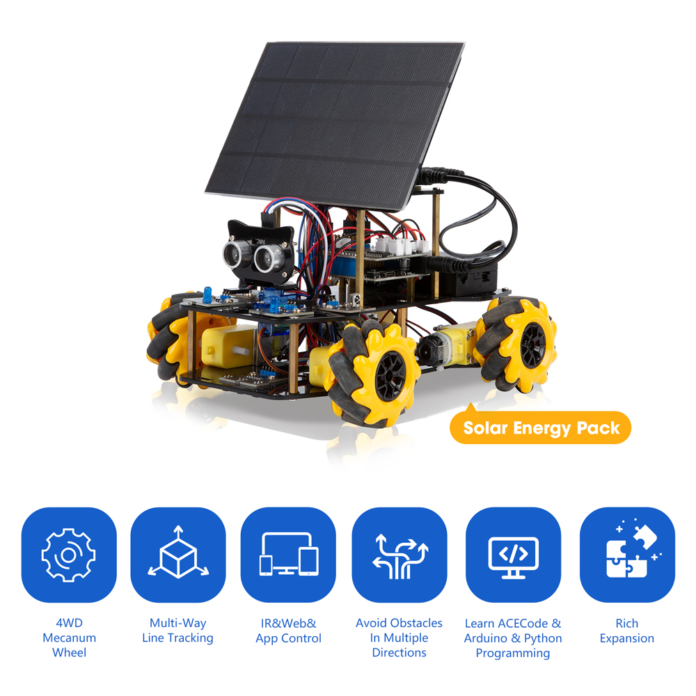 ACEBOTT Smart Robot Автомобиль – обзор и цена Microbit Robot