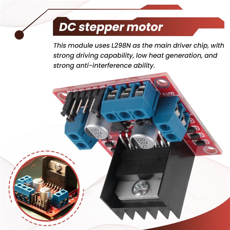Модуль AED7-L298N, плата драйв – обзор и цена Motor Driver L298N