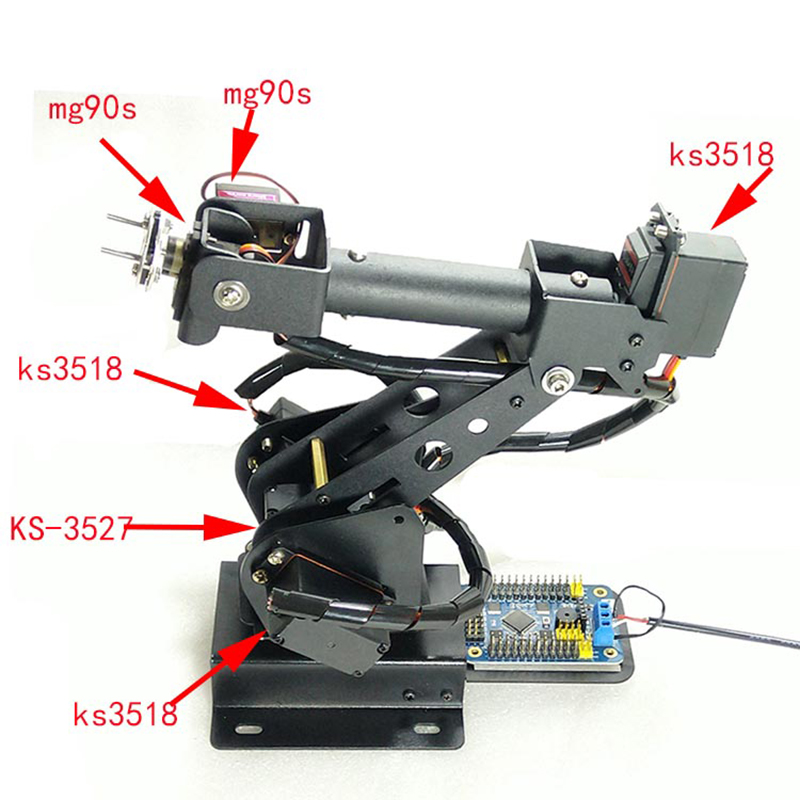 6-дюймовая промышленная роботи – обзор и цена Robot Arm Kit