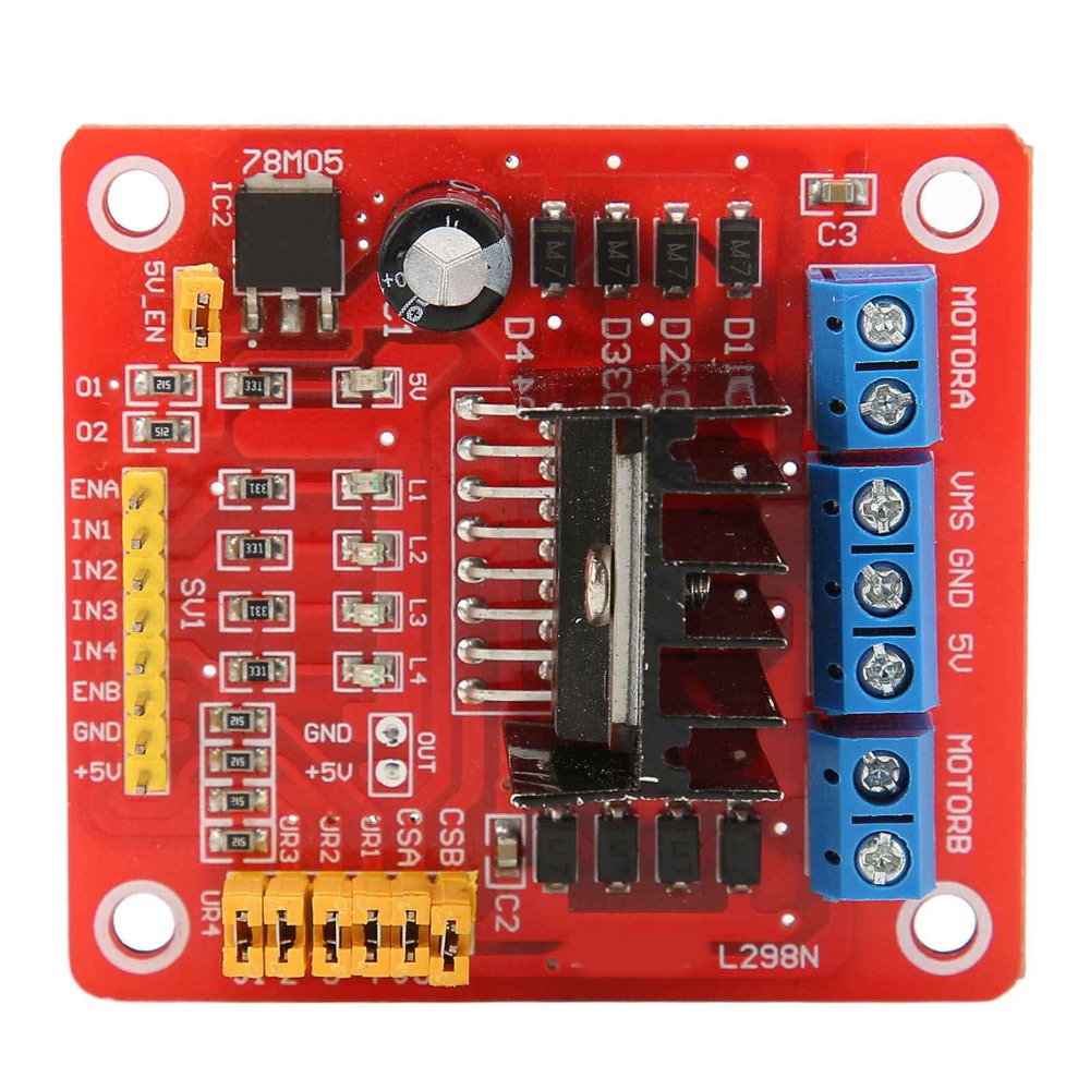 Модуль драйвера шагового двига – обзор и цена Motor Driver L298N